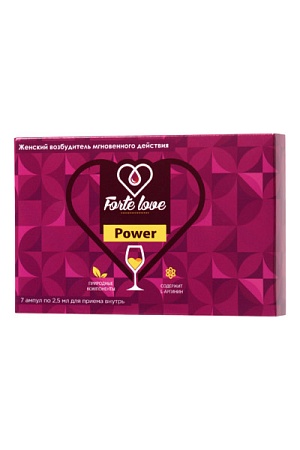 Капли для женщин FORTE LOVE POWER 7 ампул по 2,5ml